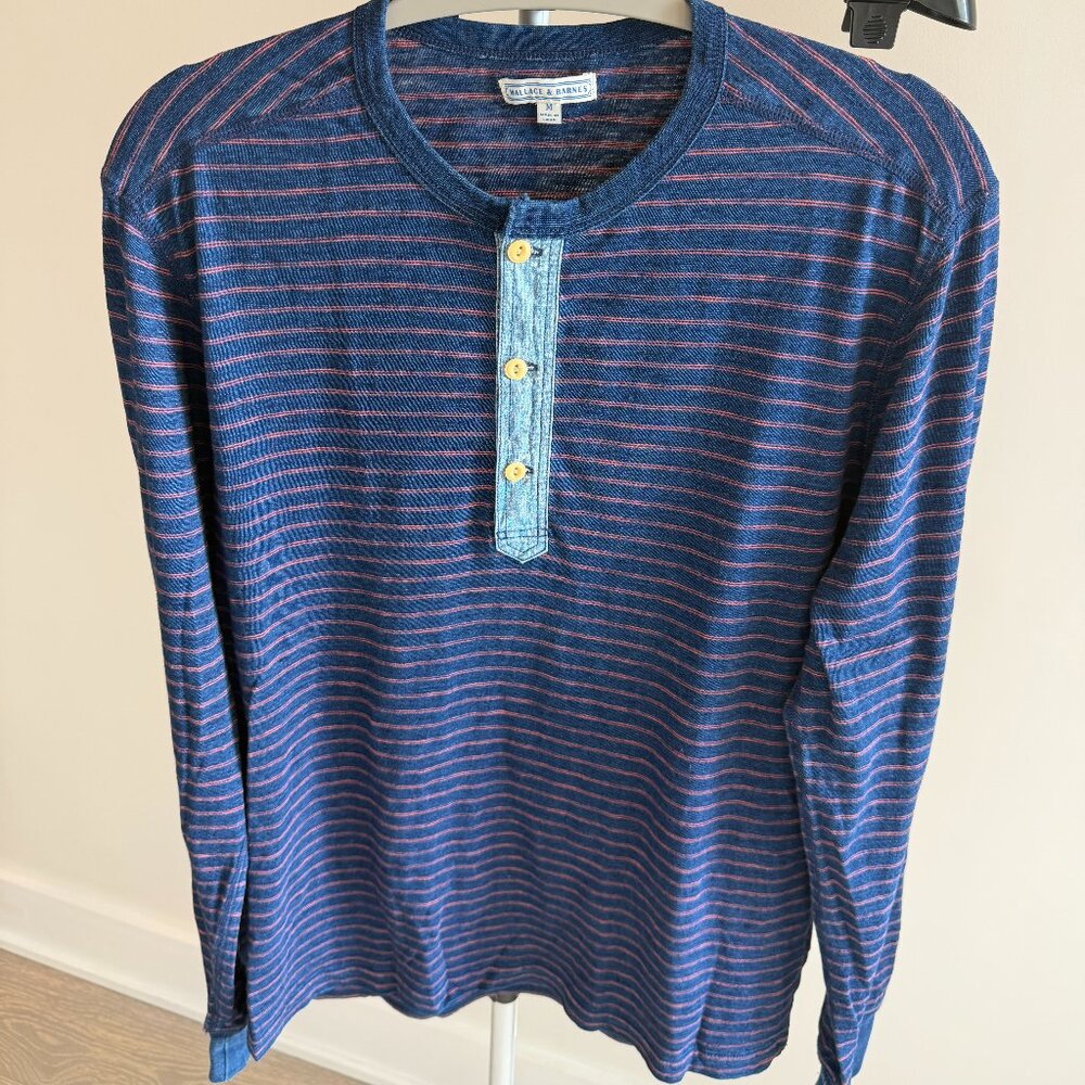 J. Crew Wallace & Barnes Cotton Henley (Medium)